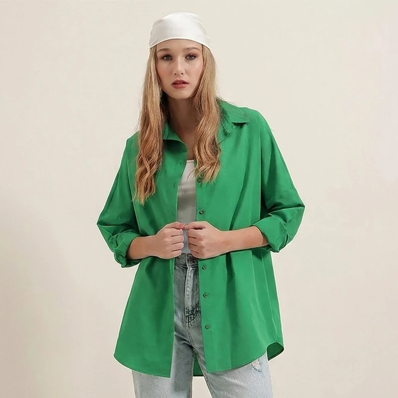 شومیز زنانه آستین بلند بیگ دارت مدل 5040507386912