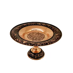 شیرینی خوری مسی مدل تراش کد 32