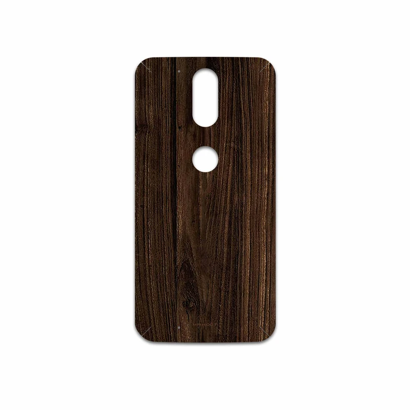 برچسب پوششی ماهوت مدل Dark Walnut Wood مناسب برای گوشی موبایل موتورولا Moto G4