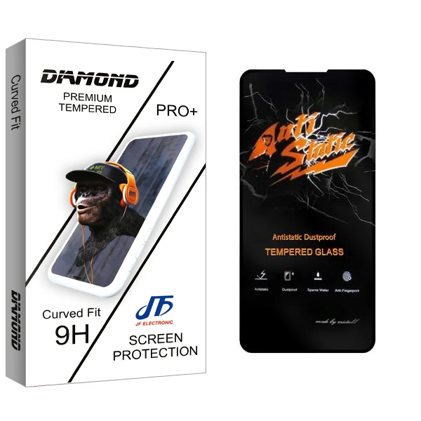 محافظ صفحه نمایش جی اف مدل Diamond Anti Static مناسب برای گوشی موبایل سامسونگ Galaxy A71 4G