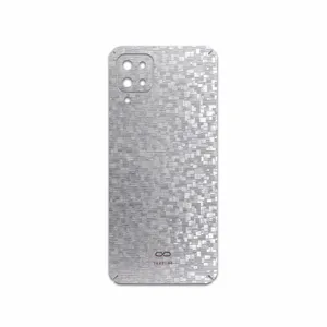 MAHOOT Silver-Silicon Cover Sticker for Samsung Galaxy A12 Nacho