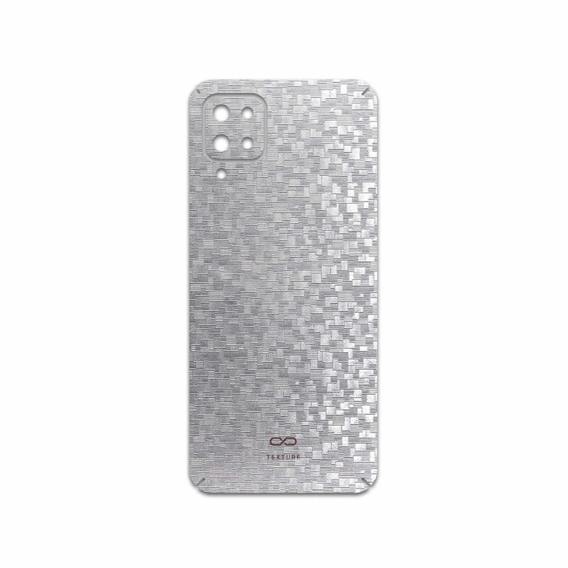 برچسب پوششی ماهوت مدل Silver-Silicon مناسب برای گوشی موبایل سامسونگ Galaxy A12 Nacho