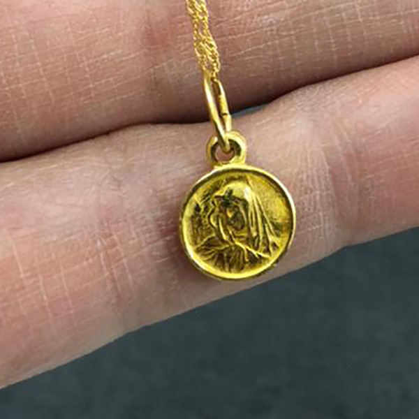 آویز گردنبند طلا 18 عیار زنانه دوست خوب مدل مادر dk823