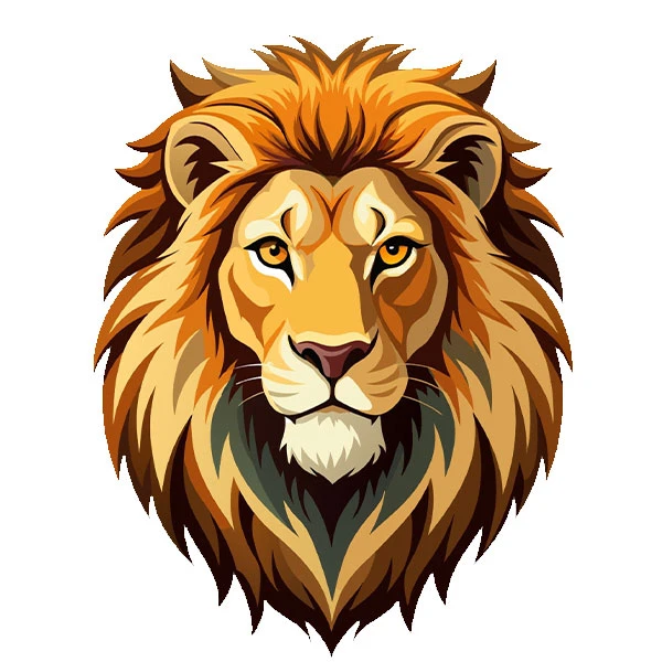 استیکر پارچه و لباس پاد آفرین طرح شیر کد 5058