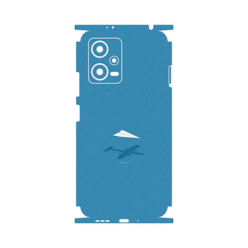 برچسب پوششی ماهوت مدل Minimal Paper Airplane-FullSkin مناسب برای گوشی موبایل شیائومی Redmi Note 12 5G