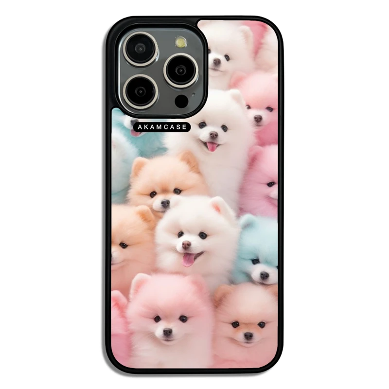 کاور آکام مدل AMC-WA15PROMAX-DOGS-16 مناسب برای گوشی موبایل اپل iPhone 15 Pro Max