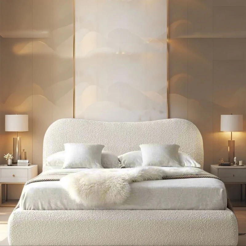 تخت خواب تدی دونفره مدل حلالی سایز 200×180 سانتی‌ متر