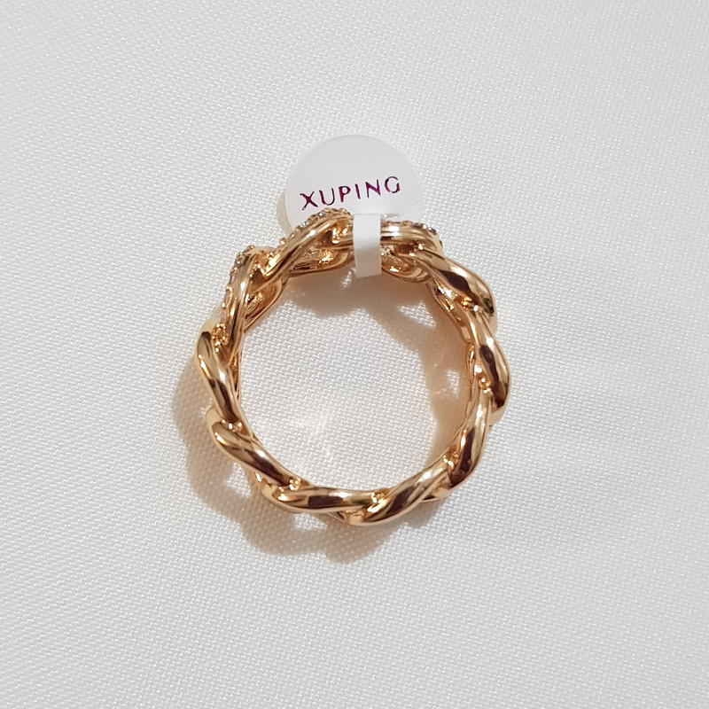 انگشتر زنانه ژوپینگ مدل نگینی 3486