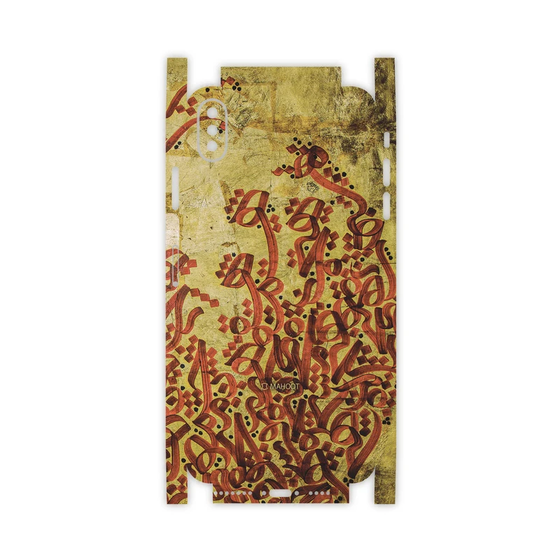 برچسب پوششی ماهوت مدل Nastaliq-5-FullSkin مناسب برای گوشی موبایل اپل iPhone Xs Max