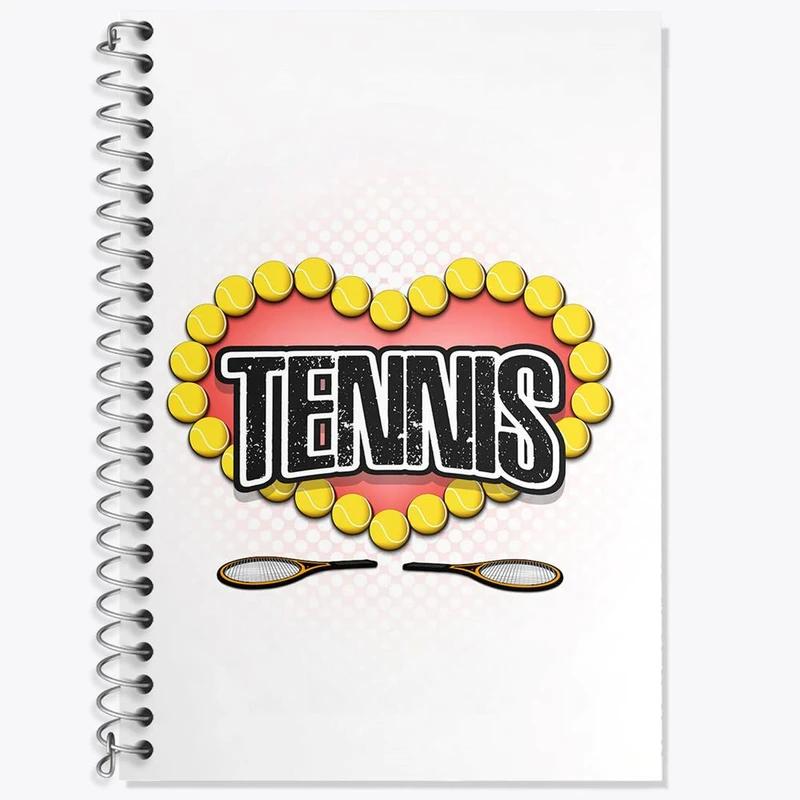 دفتر لغت 50 برگ خندالو مدل تنیس Tennis کد 26623