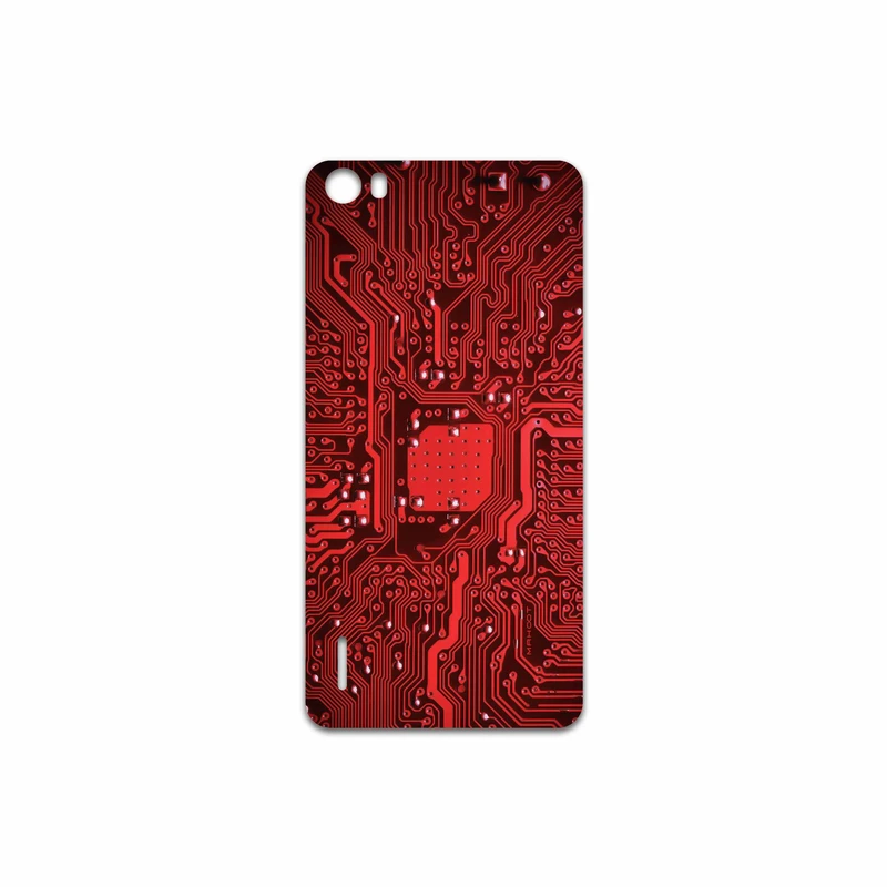 برچسب پوششی ماهوت مدل Red Printed Circuit Board مناسب برای گوشی موبایل آنر 6