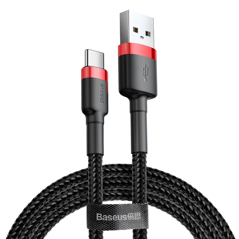 کابل تبدیل USB به USB-C باسئوس مدل CATKLF-B Cafule طول 1 متر