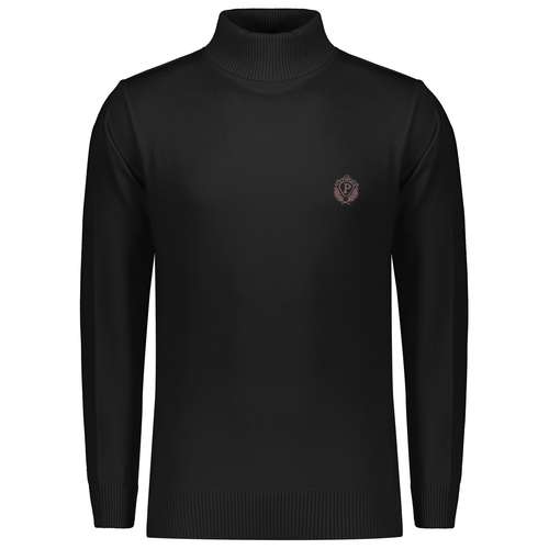 پلیور یقه اسکی مردانه پاییزان مدل PE700 رنگ مشکی