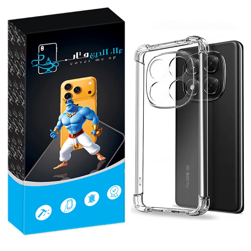 کاور علاالدین قاب مدل Crystal مناسب برای گوشی موبایل شیائومی Redmi Note 14 Pro Plus