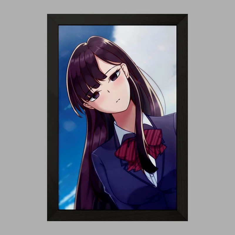 تابلو خندالو مدل انیمه کومی سان  کد 16094