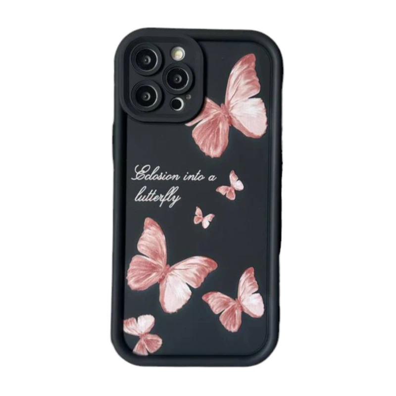 کاور مدل سولید پروانه رویایی کد lux12 مناسب برای گوشی موبایل اپل iPhone 12