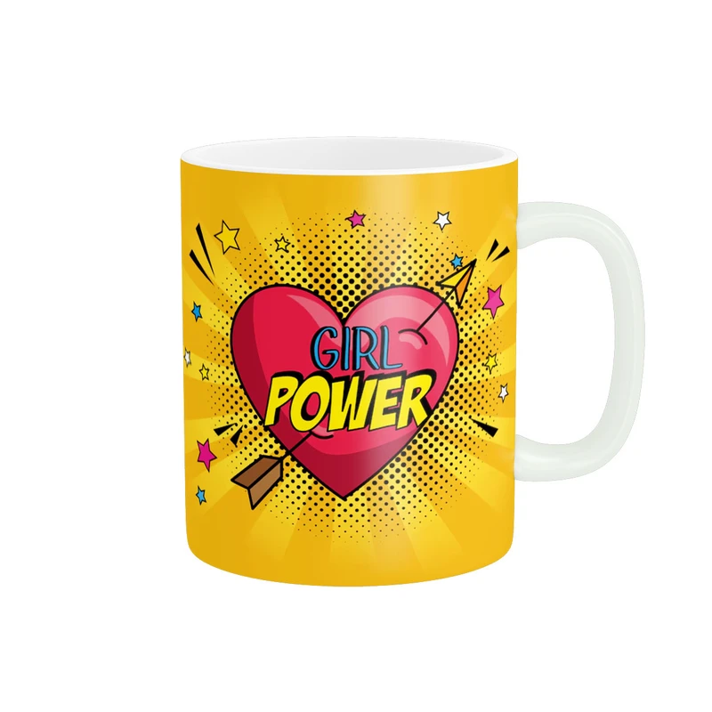 ماگ پادآفرین طرح قدرت دخترانه girl power کد 1883