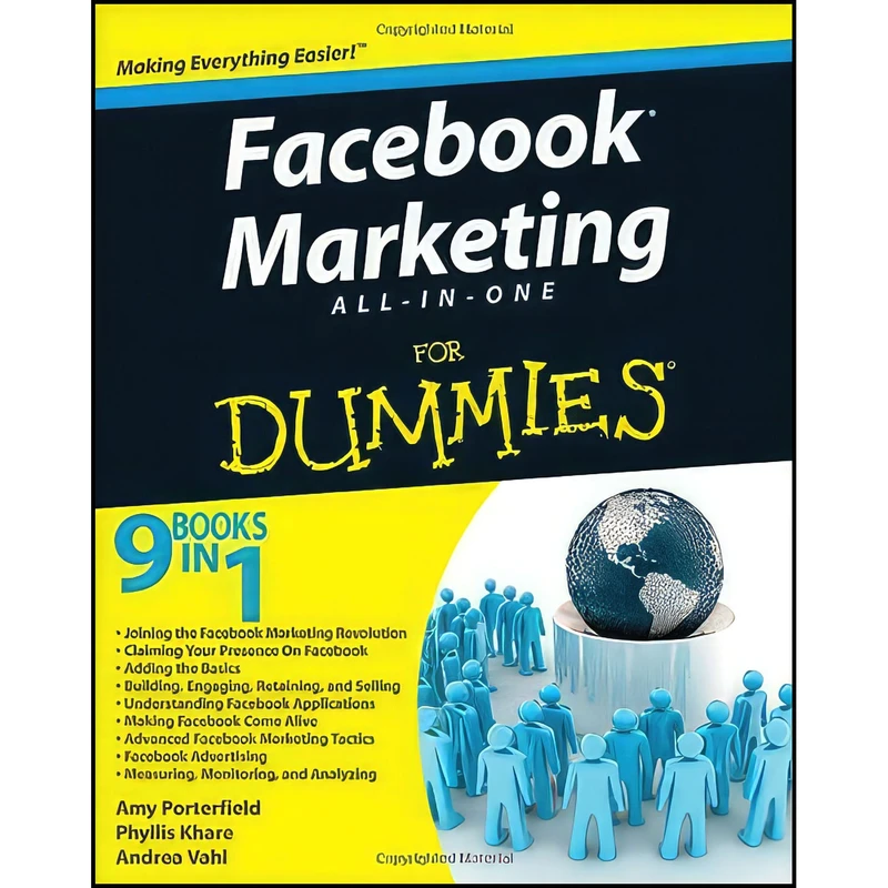 کتاب Facebook Marketing All-in-One For Dummies اثر جمعي از نويسندگان انتشارات For Dummies