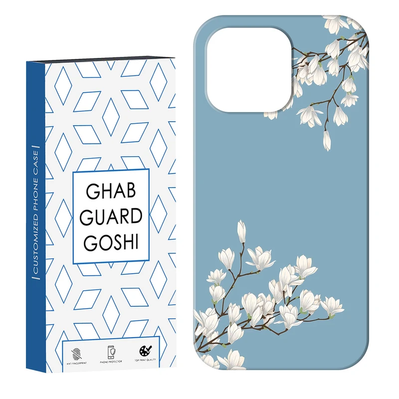 کاور قاب گارد گوشی طرح  شکوفه ونگوگ کد Dimo-664 مناسب برای گوشی موبایل اپل IPHONE 16 PRO   