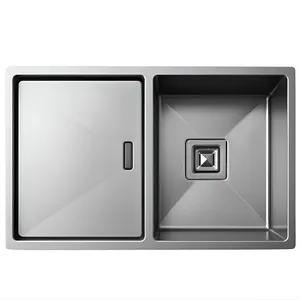 سینک ظرفشویی استیل توکار یک لگنه مدل توربولاین T۴۰