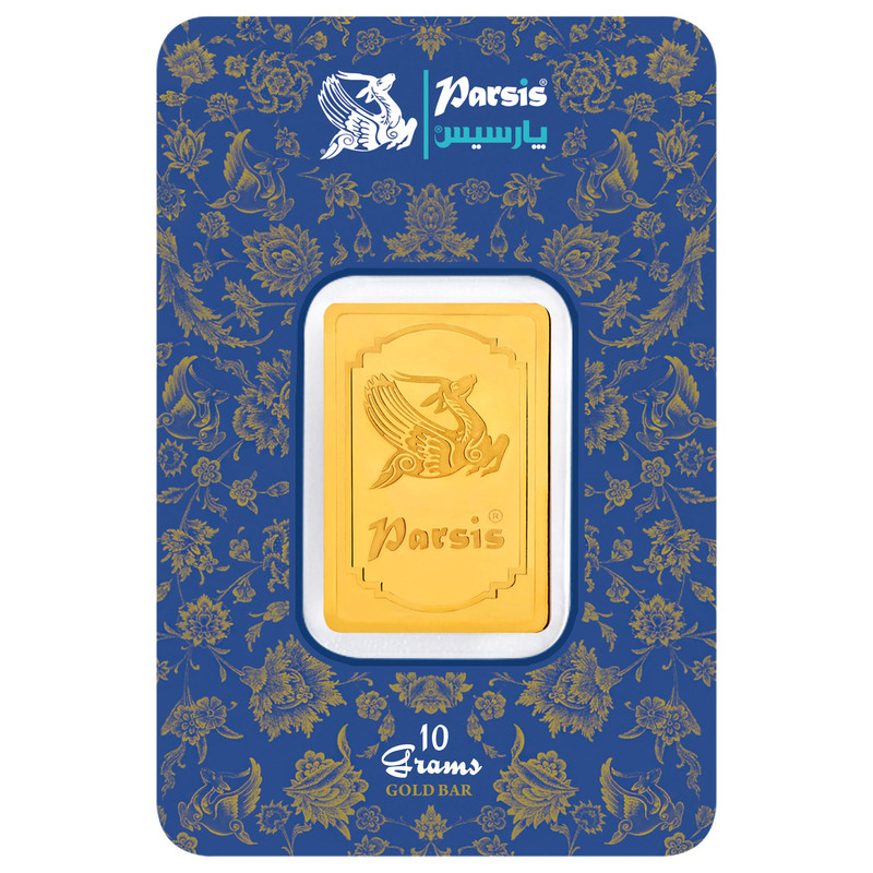 شمش طلا 24 عیار پارسیس مدل a-pr-10 - 2