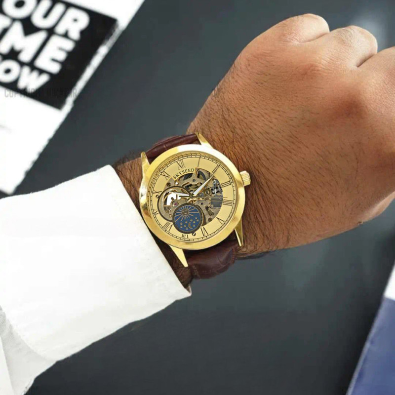 ساعت مچی عقربه‌ای مردانه اتوماتیک مدل پشت نمایان