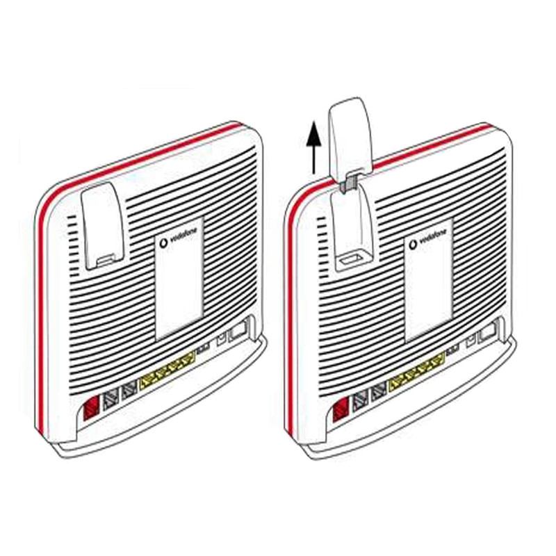مودم 3G/4G ودافون مدل Stations به همراه مودم دانگل 3G USB