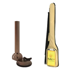چراغ کمپینگ توبیز مدل تلسکوپی دو رنگ کد N2500-LMS-YW به همراه پایه ساکشن