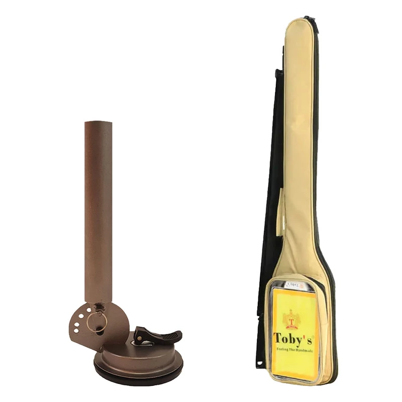 چراغ کمپینگ توبیز مدل تلسکوپی دو رنگ کد N2500-LMS-YW به همراه پایه ساکشن