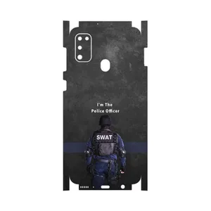 MAHOOT Police Officer-FullSkin Cover Sticker for Samsung Galaxy M30s