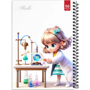 دفتر نقاشی 50 برگ انتشارات بله طرح دختر دانشمند کد A4-L708