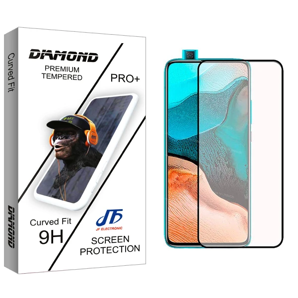 محافظ صفحه نمایش جی اف مدل Diamond glass مناسب برای گوشی موبایل شیائومی Poco F2 Pro