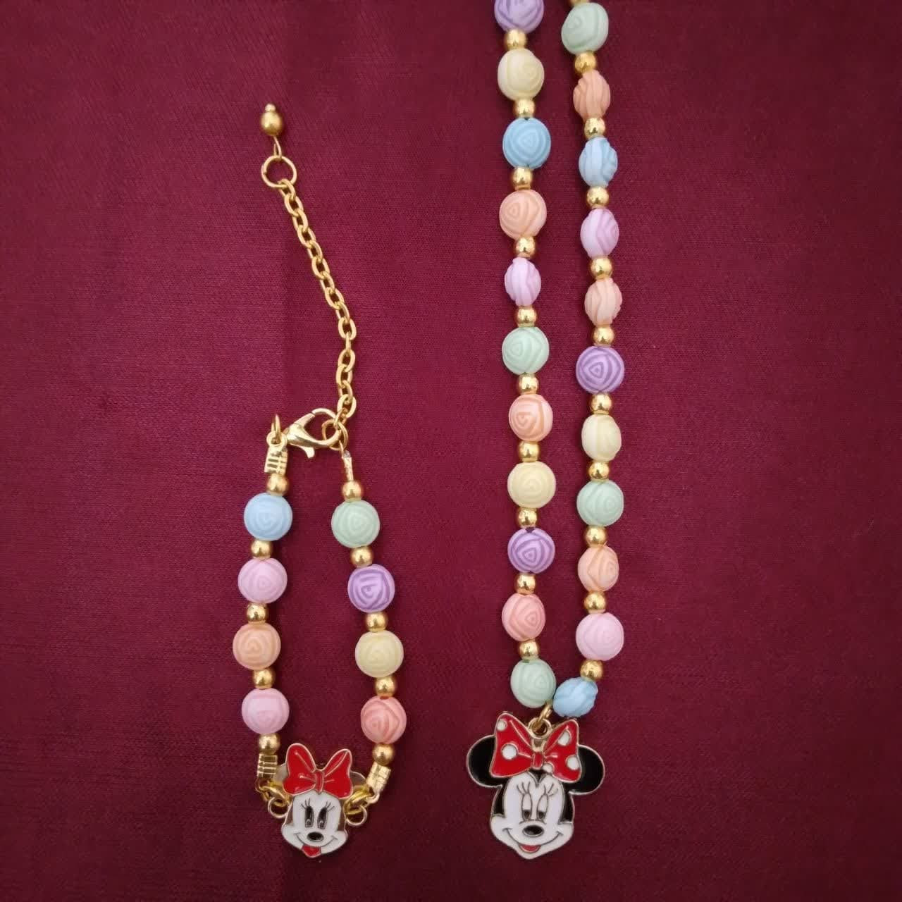 نیم ست دخترانه مدل میکی موس