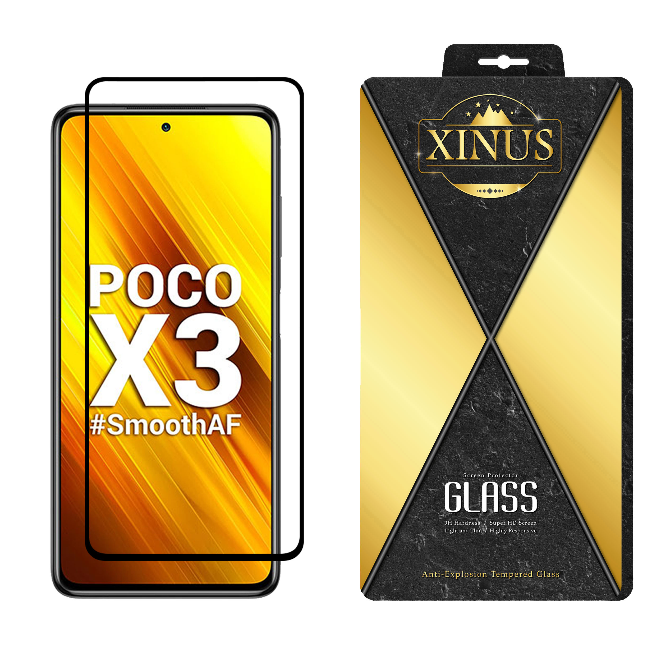 محافظ صفحه نمایش سرامیکی ژینوس مدل CRX مناسب برای گوشی موبایل شیایومی Poco X3