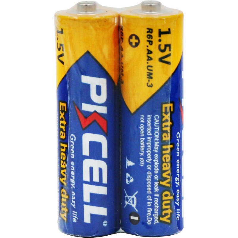 باتری نیم قلمی پی کی سل مدل Extra Heavy Duty بسته 40 عدد