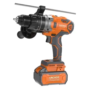  دریل چکشی شارژی براشلس دو باتری آنکور DCE2