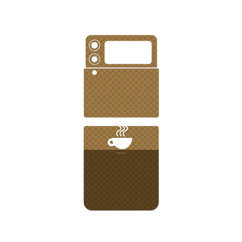 برچسب پوششی ماهوت مدل Minimal Cup of Coffee Icon مناسب برای گوشی موبایل سامسونگ Galaxy Z Flip3 5G