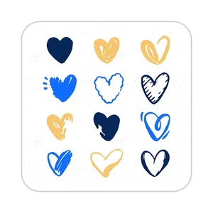 زیر لیوانی کاکتی طرح عاشقانه مدل mp37863