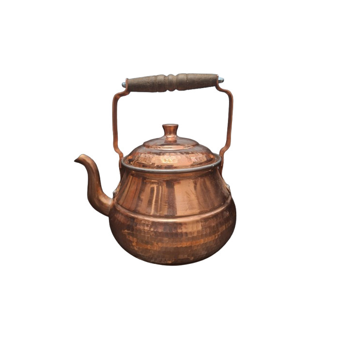 کتری مسی مدل وند زنجان طرح چکش خوار