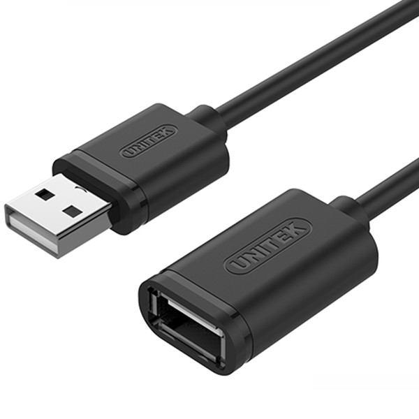 کابل افزایش طول USB 2.0 یونیتک مدل Y-C418G طول 5 متر