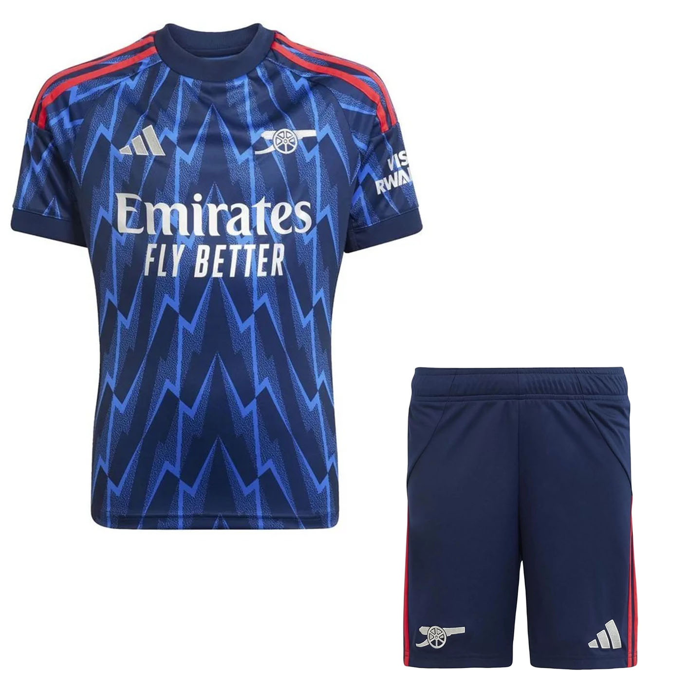 ست تیشرت و شلوارک ورزشی پسرانه مدل آرسنال Away 2026