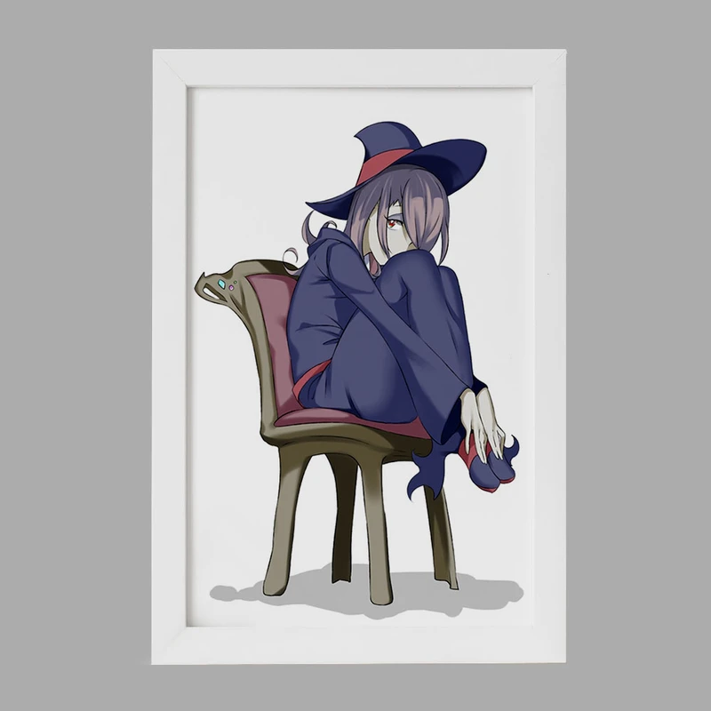 تابلو خندالو مدل سوسی انیمه جادوگران کوچک Little Witch Academia  کد 22859