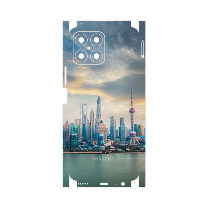 برچسب پوششی ماهوت مدل Shanghai-City-FullSkin مناسب برای گوشی موبایل آنر X8