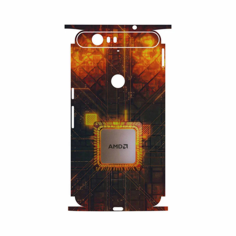 برچسب پوششی ماهوت مدل AMD Brand-FullSkin مناسب برای گوشی موبایل گوگل Nexus 6P