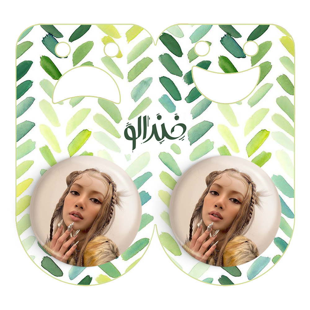 پیکسل خندالو مدل لیسا بلک پینک کد 14282 به همراه مگنت