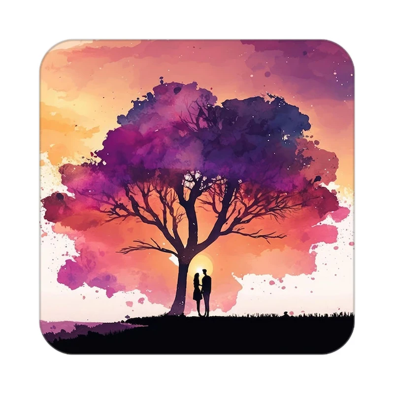 زیر لیوانی کاکتی مدل عاشقانه کد mp11649