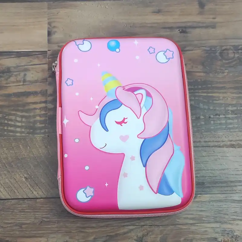 جامدادی لایت استار مدل یونیکورن طرح اسب تک شاخ کد 002