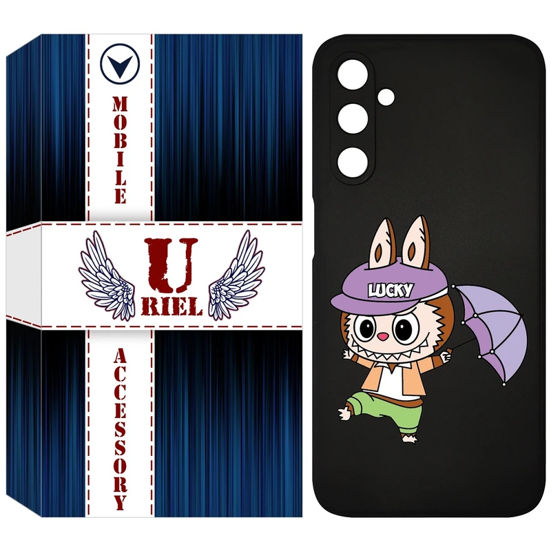 کاور یوریل قاب مدل KSH کد 125 طرح عروسک لبوبو مناسب برای گوشی موبایل سامسونگ Galaxy A24