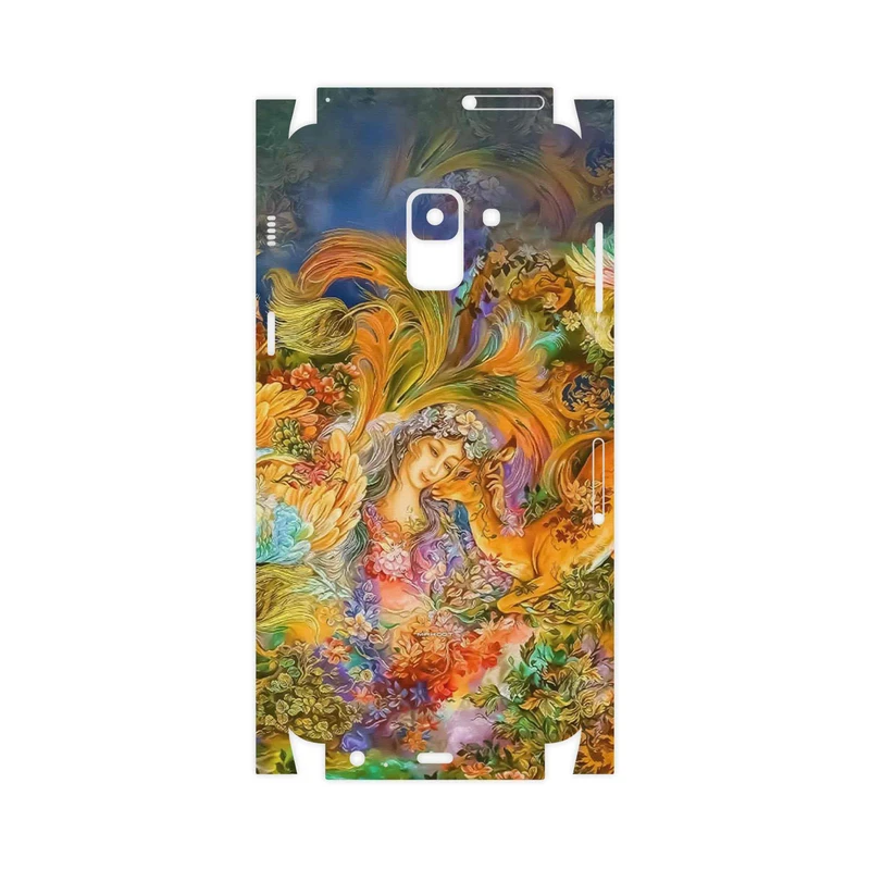 برچسب پوششی ماهوت مدل Persian miniature 3-FullSkin مناسب برای گوشی موبایل سامسونگ Galaxy A8 2018