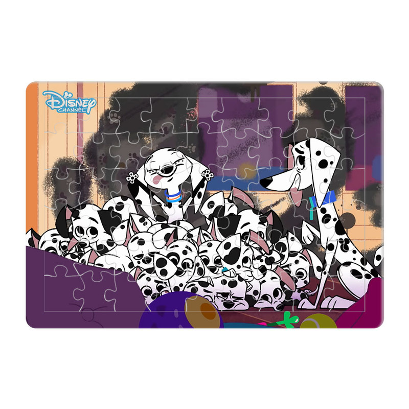 پازل 54 تکه طرح سگ های خالدار مدل P034